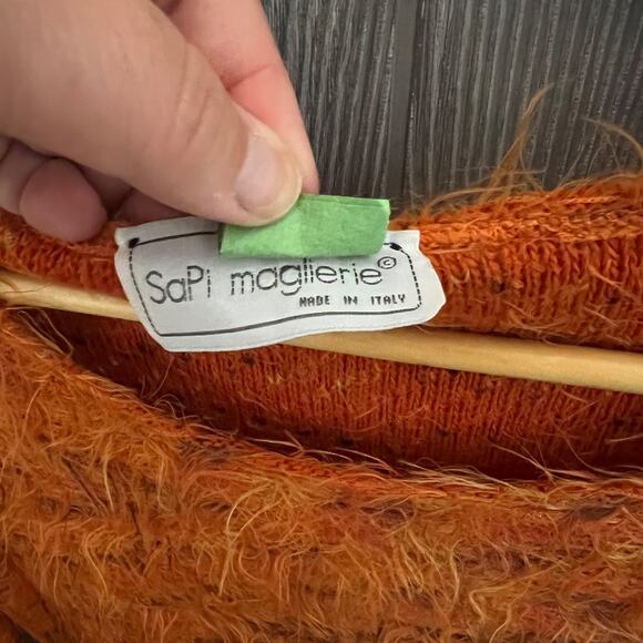 Sapi Magliere Italian Acrylic Faux Fur Sweater - Picture 2 of 9